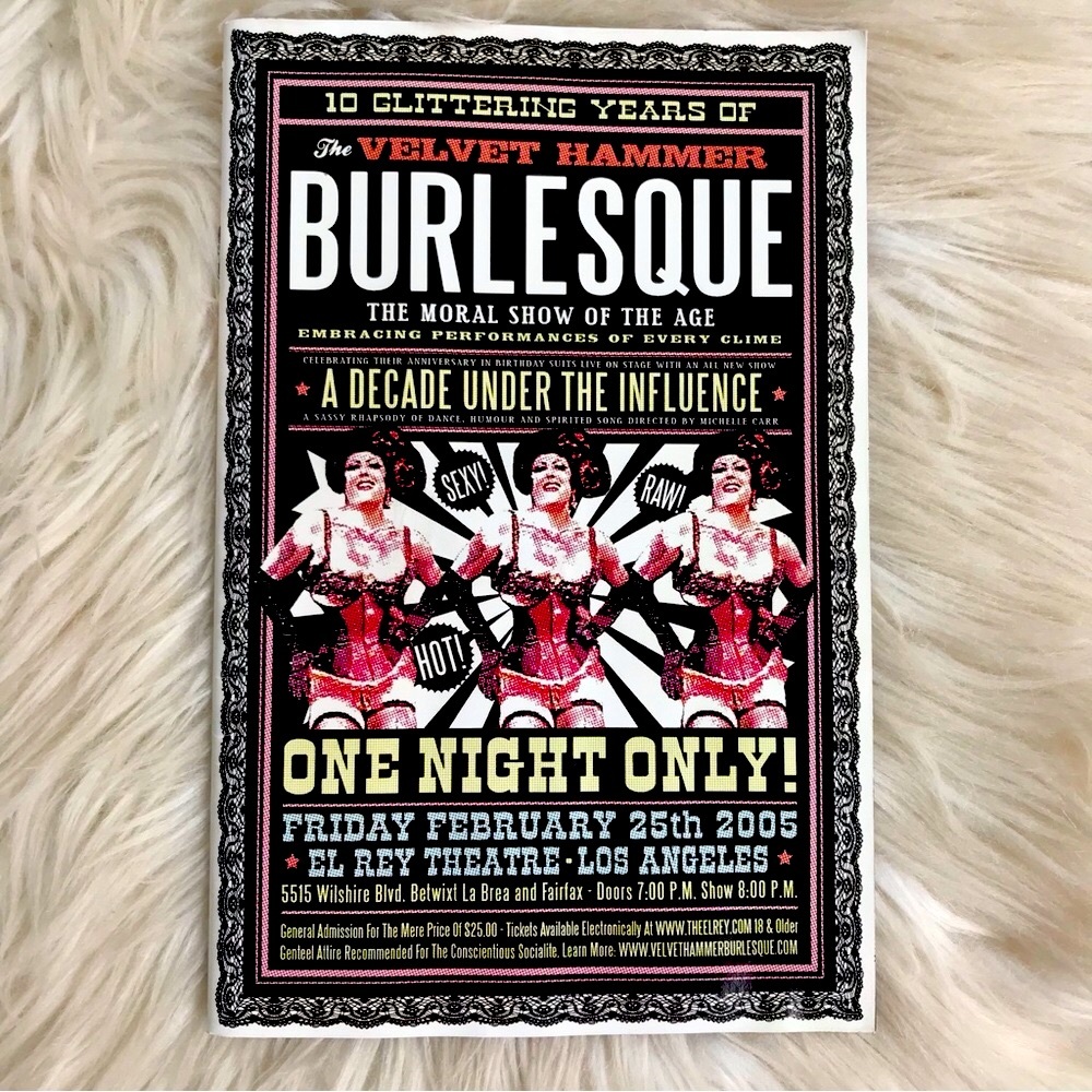 Velvet Hammer Burlesque 2005 Playbill Souvenir - Picture 2 of 12